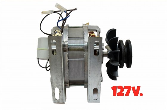 1145 MOTOR  127v.  (Pé de Ferro-42 MM.) - POLIA DE ALUMÍNIO 3